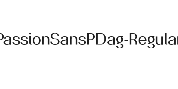 PassionSansPDag-Regular Logo