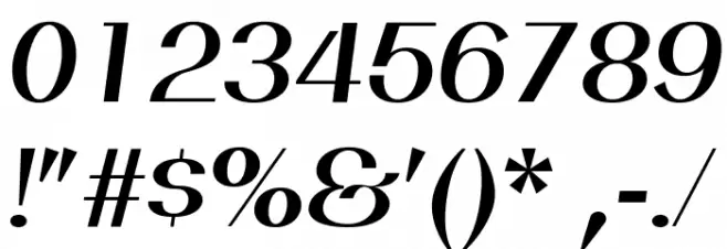 PassionSansPDaj-SemiBoldItalic Font OTHER CHARS