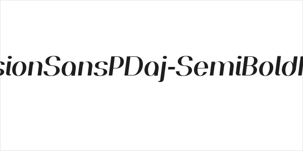 PassionSansPDaj-SemiBoldItalic Logo