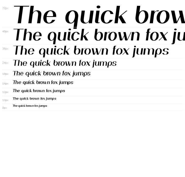 PassionSansPDaj-SemiBoldItalic Waterfall