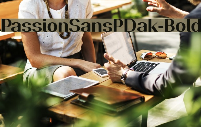 PassionSansPDak-Bold Font examples