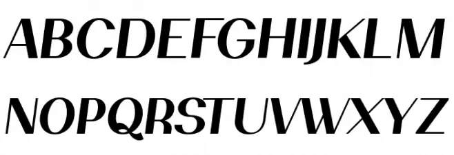 PassionSansPDal-BoldItalic Font Litere mari