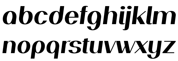 PassionSansPDal-BoldItalic Font LOWERCASE
