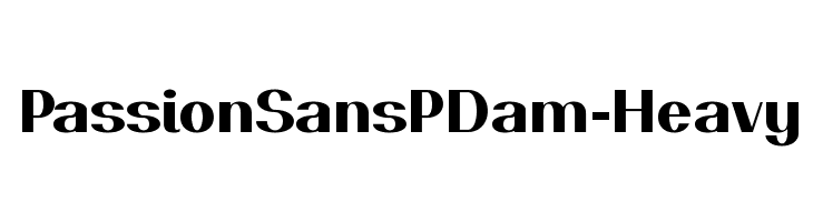 PassionSansPDam-Heavy  Free Fonts Download