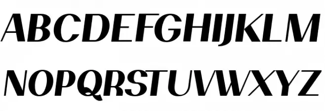 PassionSansPDan-HeavyItalic خط أحرف كبيرة