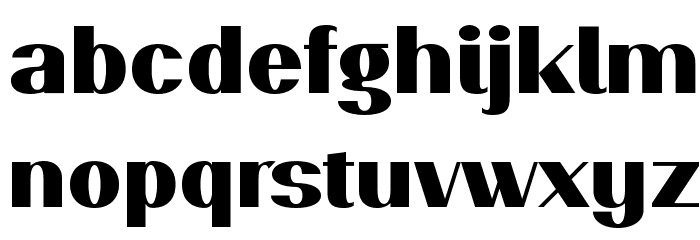 PassionSansPDao-ExtraBold Font LOWERCASE