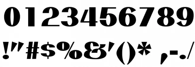 PassionSansPDaq-Black Font OTHER CHARS