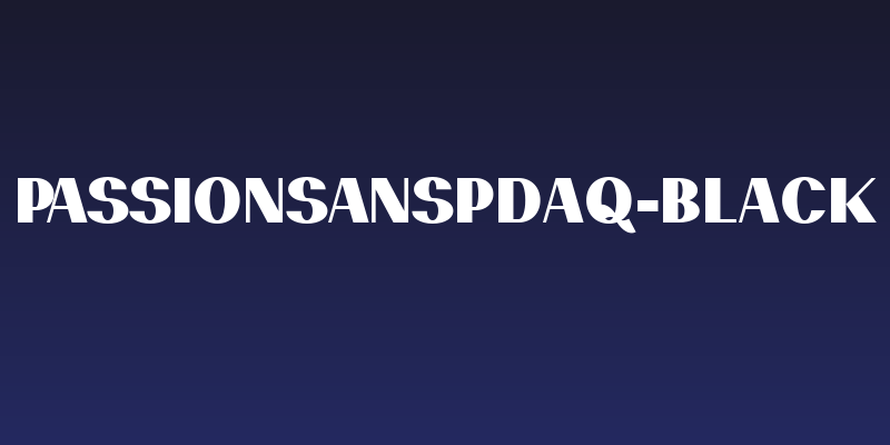 PassionSansPDaq-Black Social Header