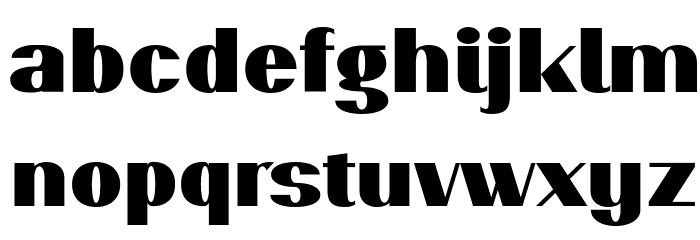 PassionSansPDaq-Black Font LOWERCASE