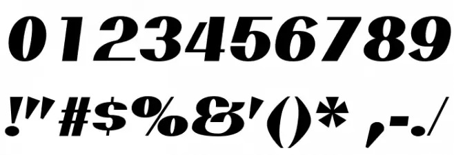 PassionSansPDar-BlackItalic Font OTHER CHARS