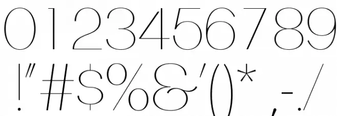 PassionSansPDba-HairlineSmallCaps Font OTHER CHARS