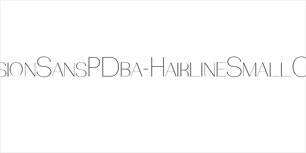 PassionSansPDba-HairlineSmallCaps Logo