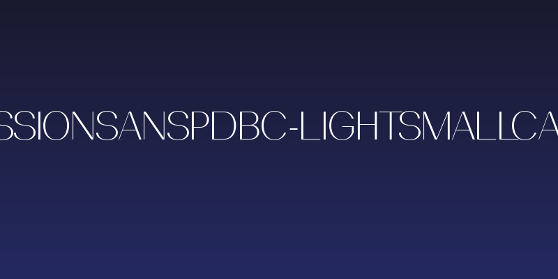 PassionSansPDbc-LightSmallCaps Social Header