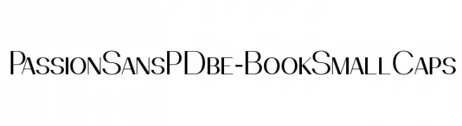 PassionSansPDbe-BookSmallCaps  les polices de caractères gratuit tlcharger