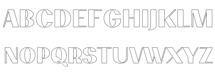 PassionSansPDca-OutlineLight Font LOWERCASE
