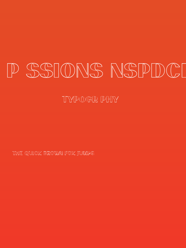 PassionSansPDcb-OutlineHeavy Poster