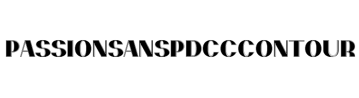 PassionSansPDcc-Contour  नि: शुल्क फ़ॉन्ट्स डाउनलोड