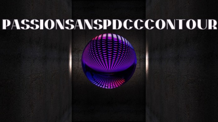 PassionSansPDcc-Contour Example 1