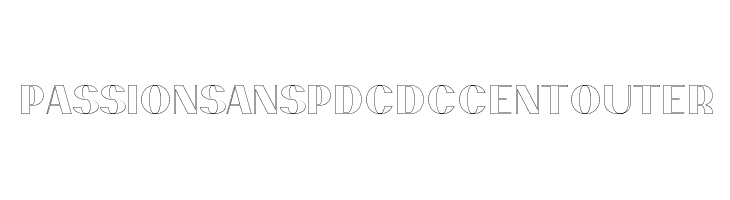 PassionSansPDcd-AccentOuter  フリーフォントのダウンロード