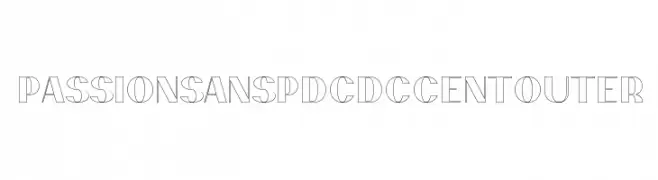 PassionSansPDcd-AccentOuter  Free Fonts Download