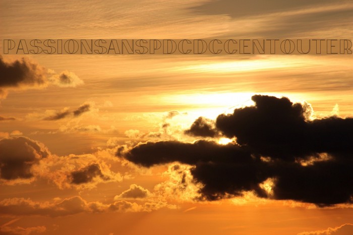 PassionSansPDcd-AccentOuter Example 2