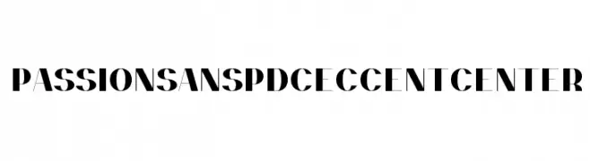 PassionSansPDce-AccentCenter  Frei Schriftart Herunterladen