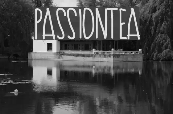 PassionTea Font examples