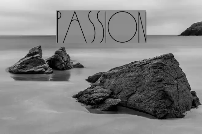 Passion Font examples