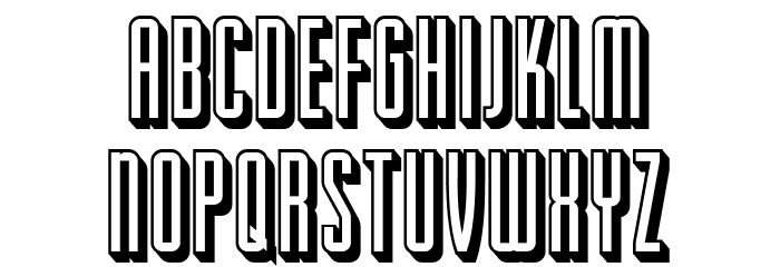 Passionate Relationship 3D Font LOWERCASE