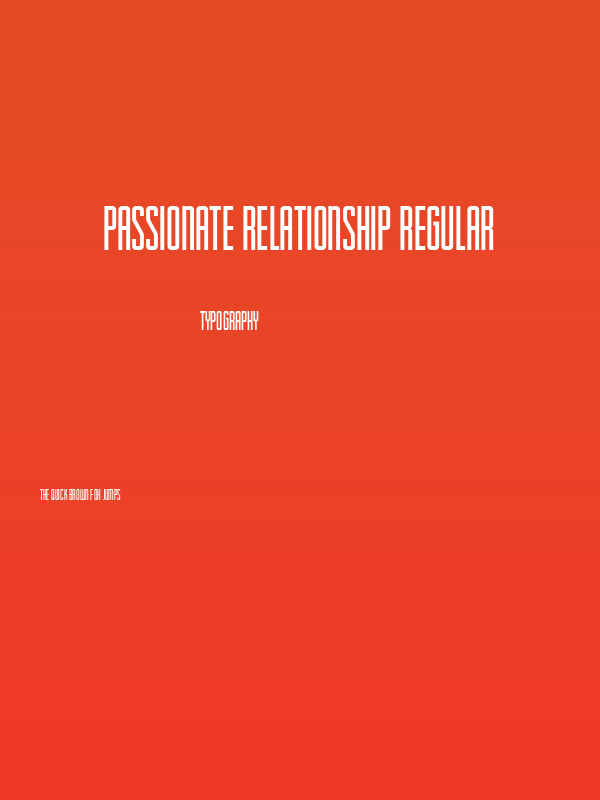 Passionate Relationship Regular Poster