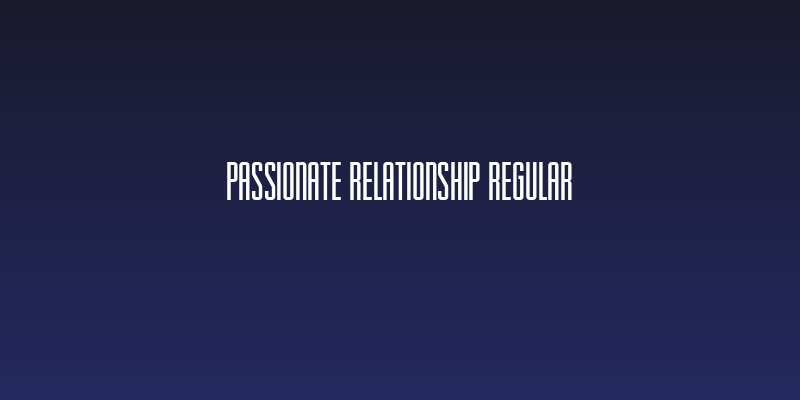 Passionate Relationship Regular Social Header