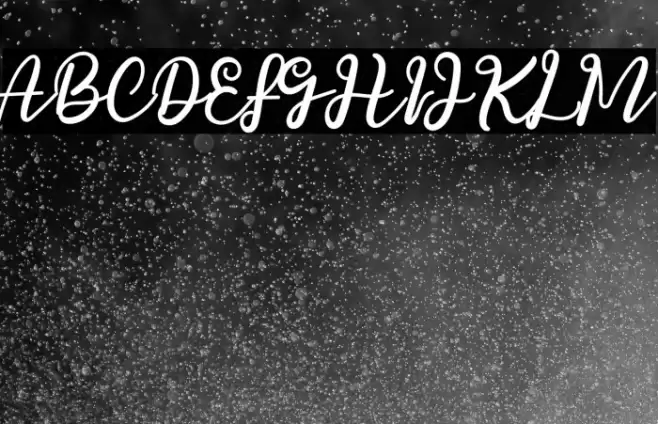 Passionate Font examples