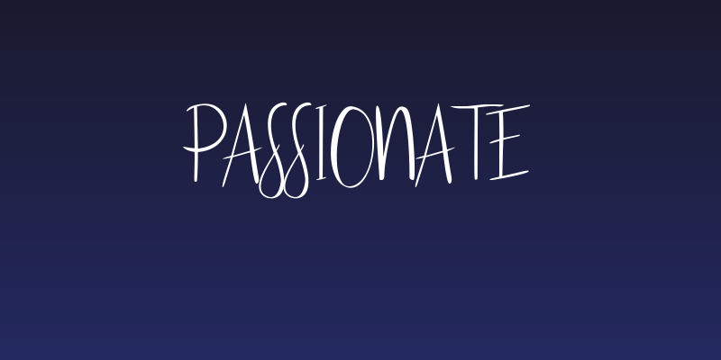 Passionate Social Header