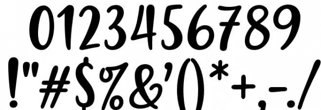 PassiontoAction Font OTHER CHARS