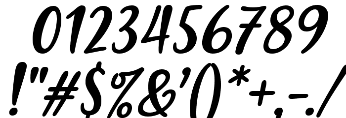PassiontoActionSlant Font OTHER CHARS