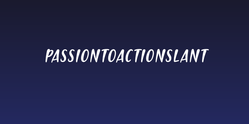 PassiontoActionSlant Social Header