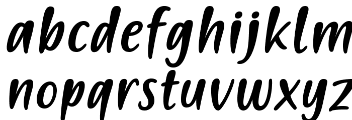 PassiontoActionSlant Font LOWERCASE