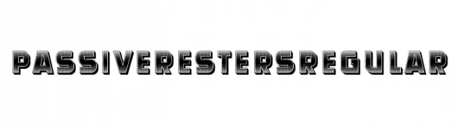 Passive Resters Regular  Скачать бесплатные шрифты