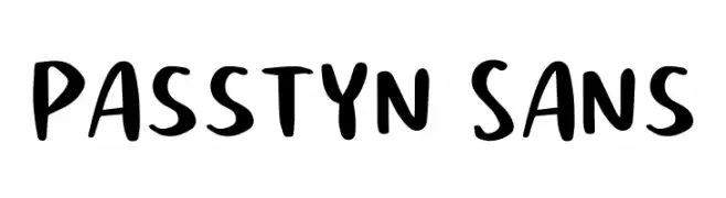 Passtyn Sans  Скачать бесплатные шрифты