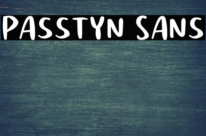 Passtyn Sans Example 1