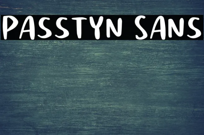 Passtyn Sans Example 1