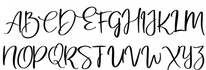 Passtyn Script Polices MAJUSCULES