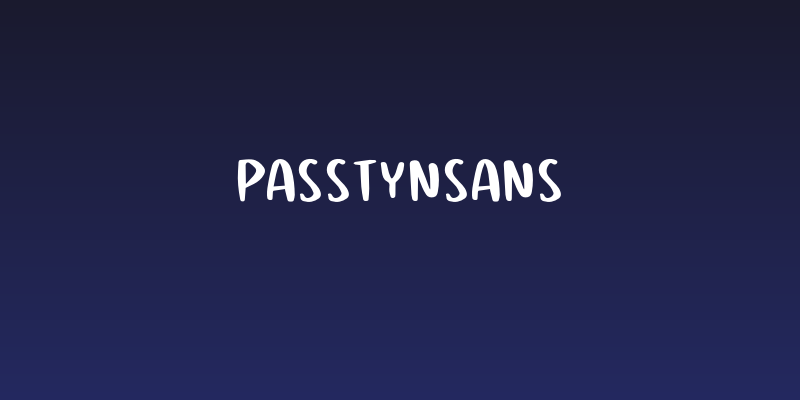 PasstynSans Social Header