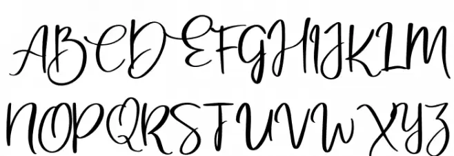 PasstynScript Polices MAJUSCULES