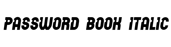 Password Book Italic  Descarca Fonturi Gratis