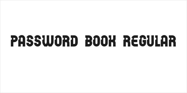 Password Book Regular Logo