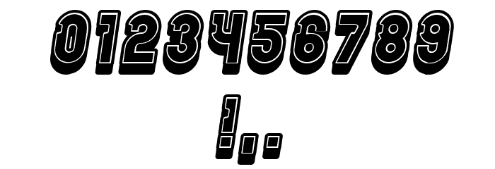Password Filled Italic Font OTHER CHARS