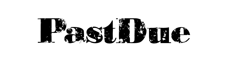 PastDue  Descarca Fonturi Gratis