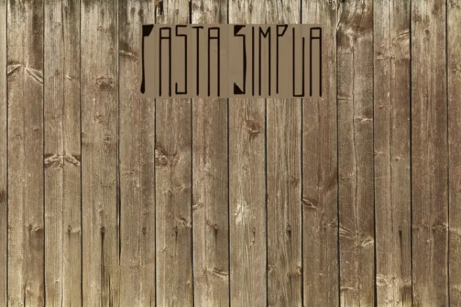 Pasta Simpla Example 1