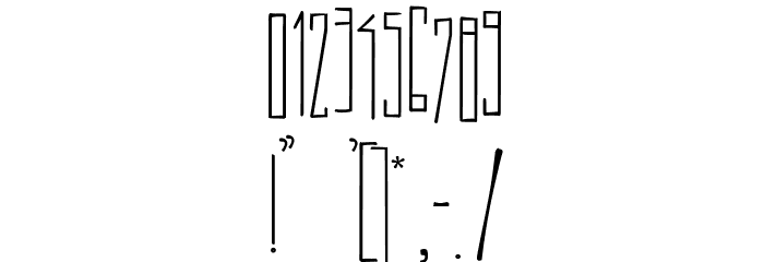 PastaSimpla Font OTHER CHARS
